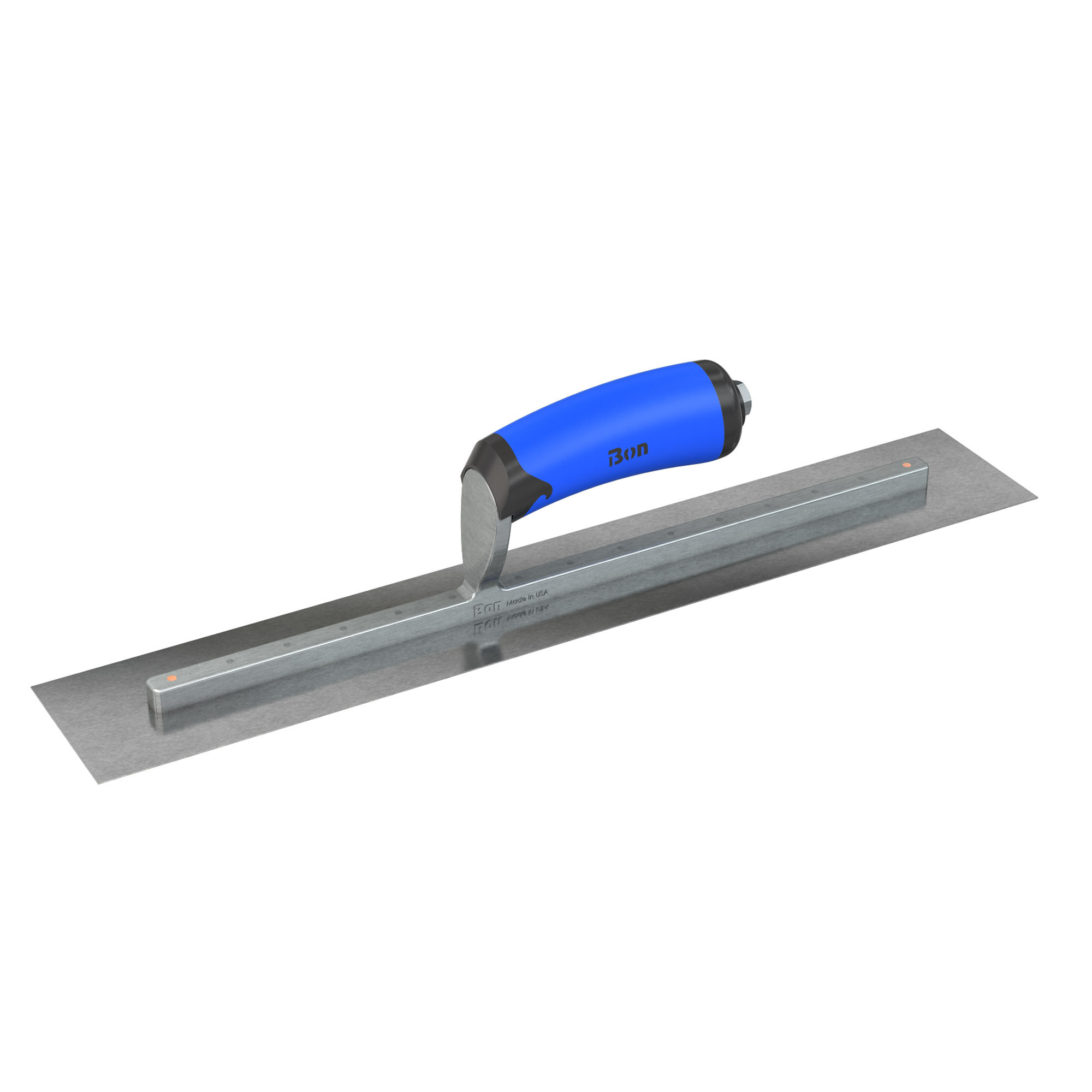 Bon Steel City, Fin. Trowel - Sq. - CarSteel - 18 x 3 - CMFT Grip, Blade Material Carbon Steel, Blade Length 18 in, Blade Width 3 in, Model# 67-238